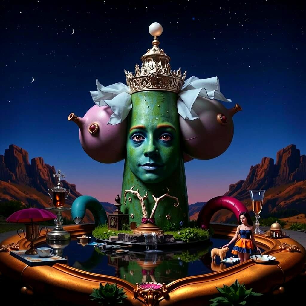 Alice in Wonderland Through the Looking Glass: Surreal