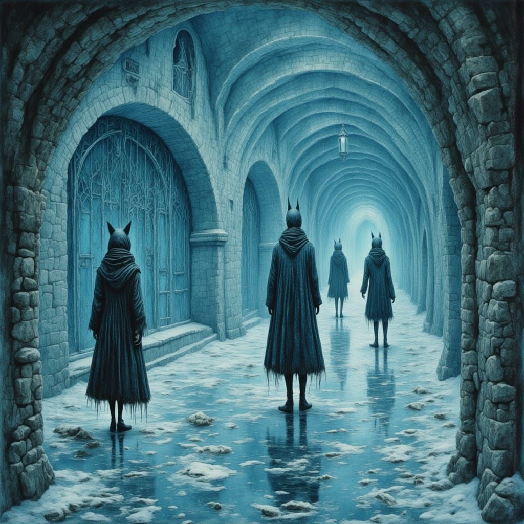 Elven Couple in an Ice Hotel