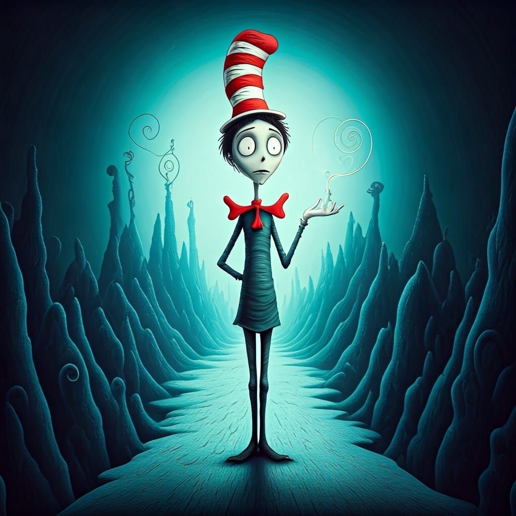 Surreal Tropical Island Dreamscape, Detailed Art