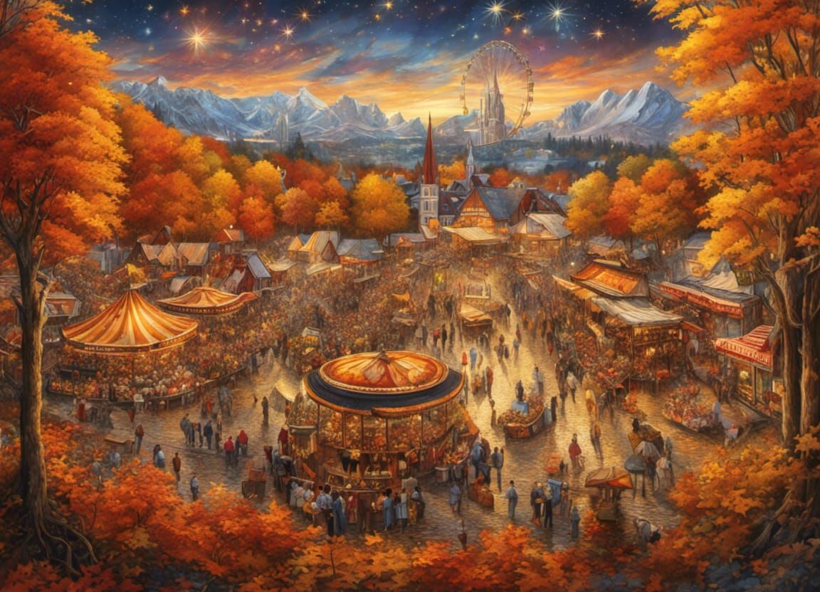 Oktoberfest at Theresienwiese in Munich