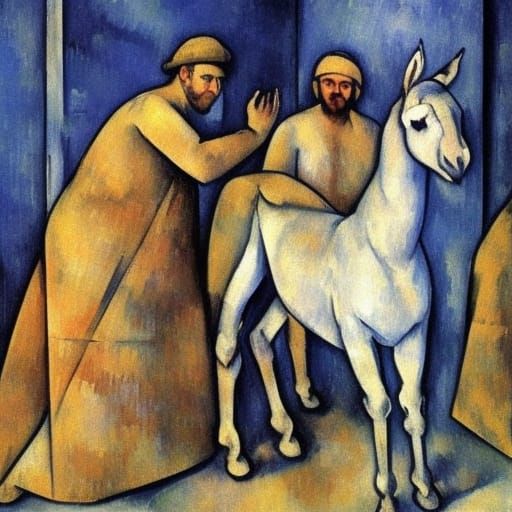 Donkey Ambassadors: Post-Impressionist Meets Byzantine Icono...