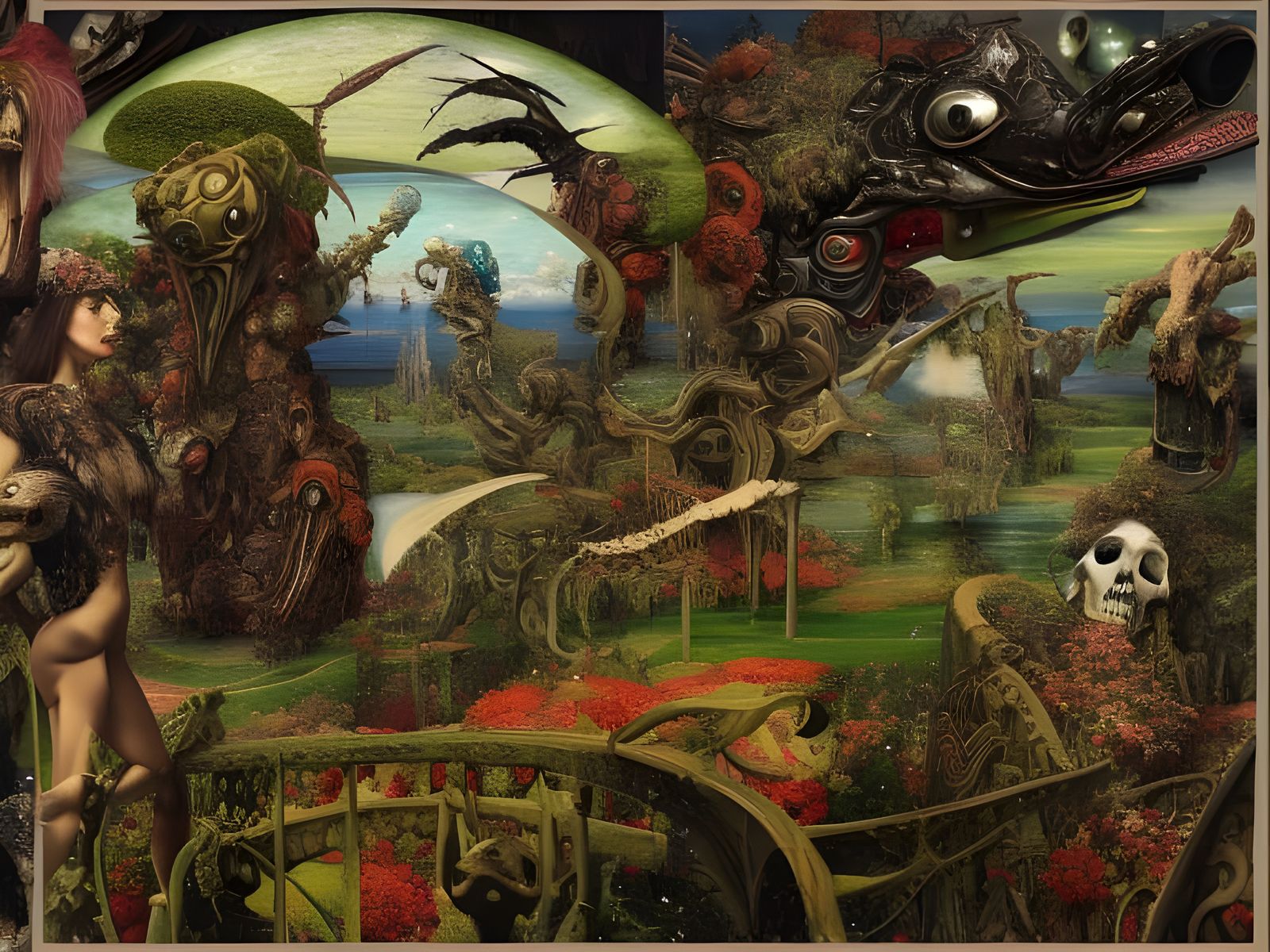 Surreal Cartoon Luxury Vehicle Render in 8K