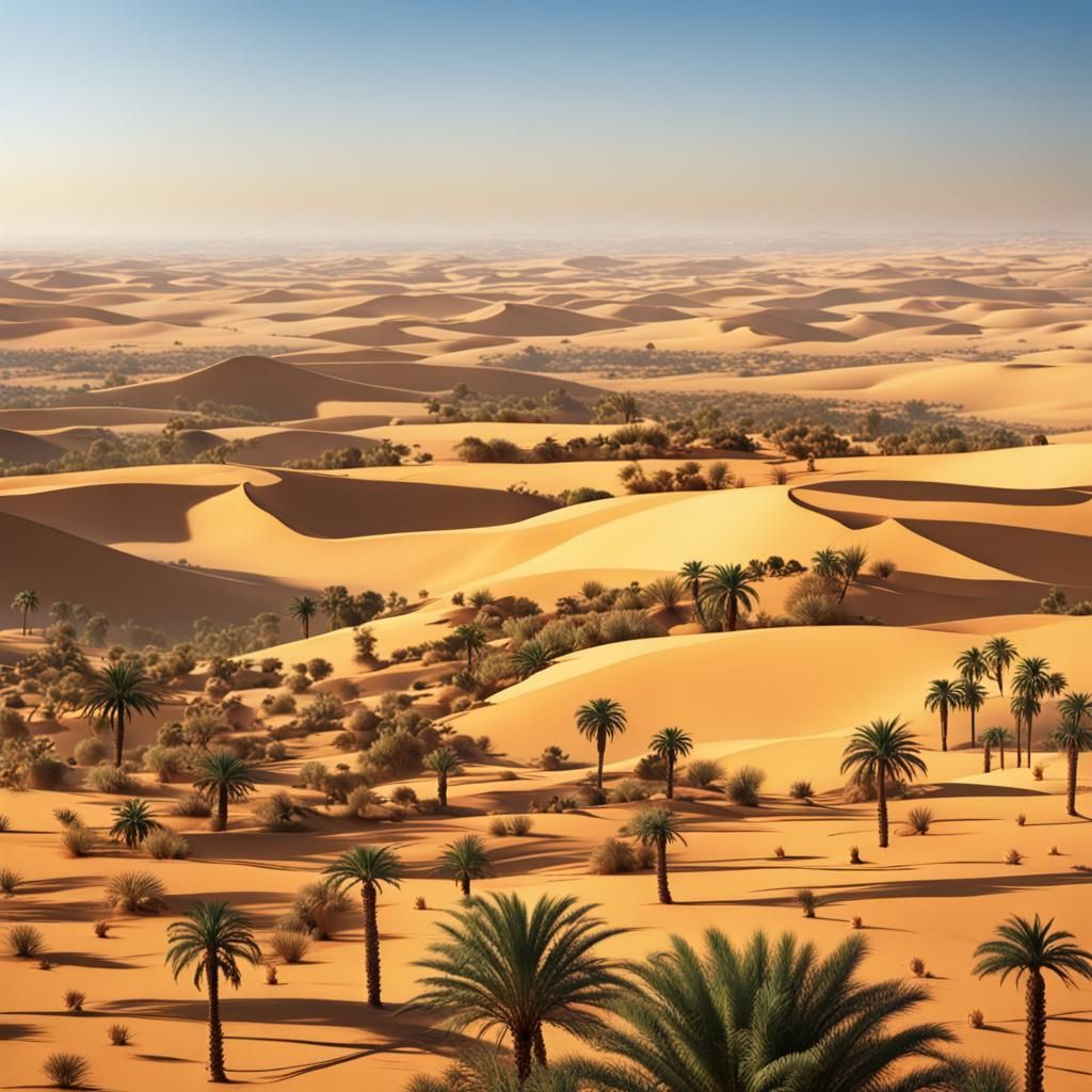Sunny North African Landscape