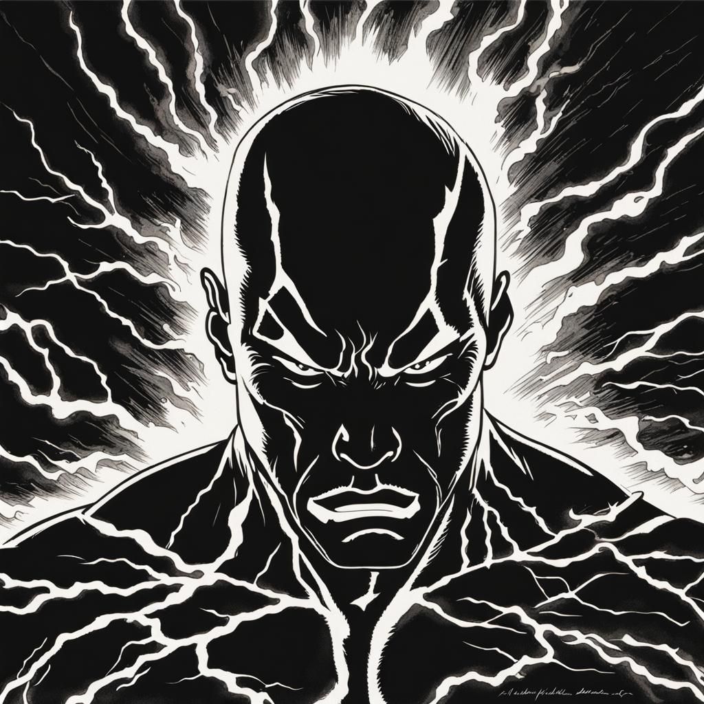 Black Lightning Ignites the Soul: Fantasy Concept Art