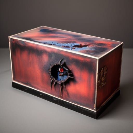 Surreal Body Horror Face in Grimdark Style