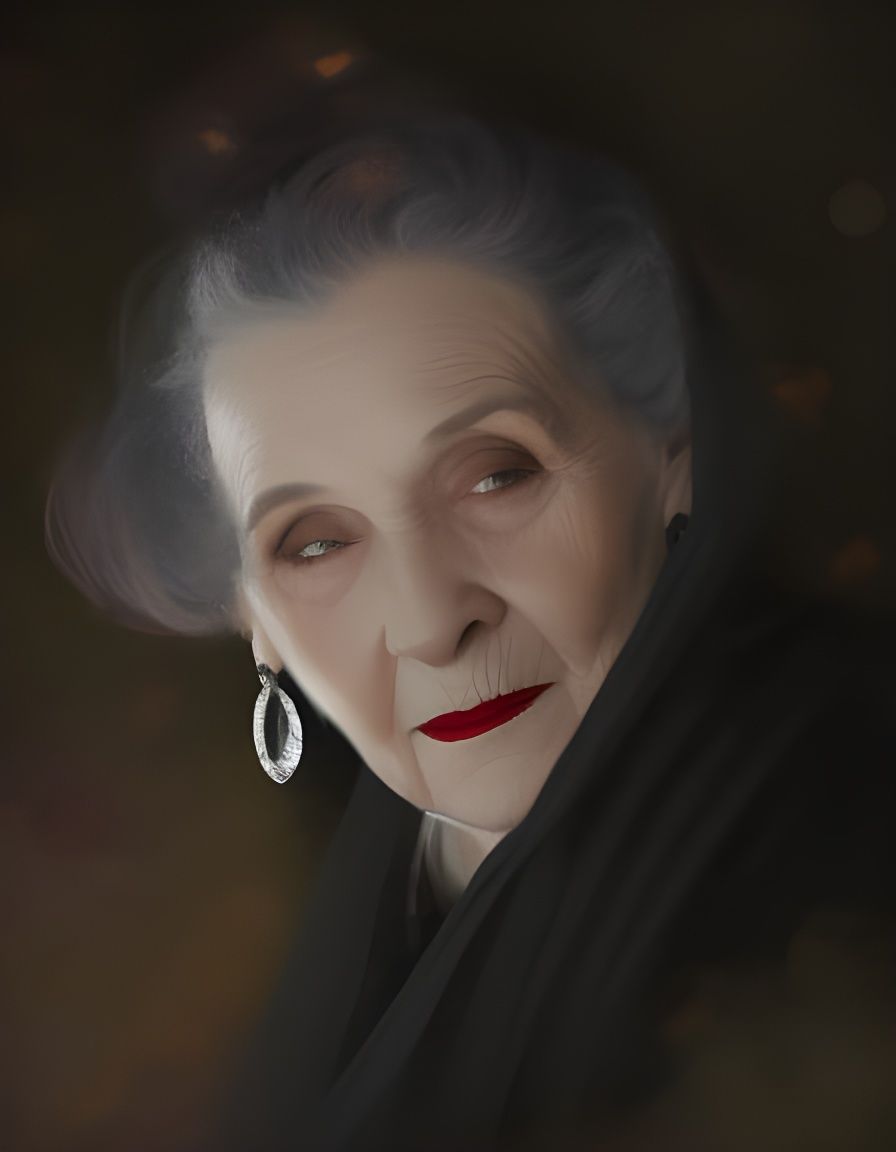 Another Old Lady (again in the style of Grzegorz Przybyś)
