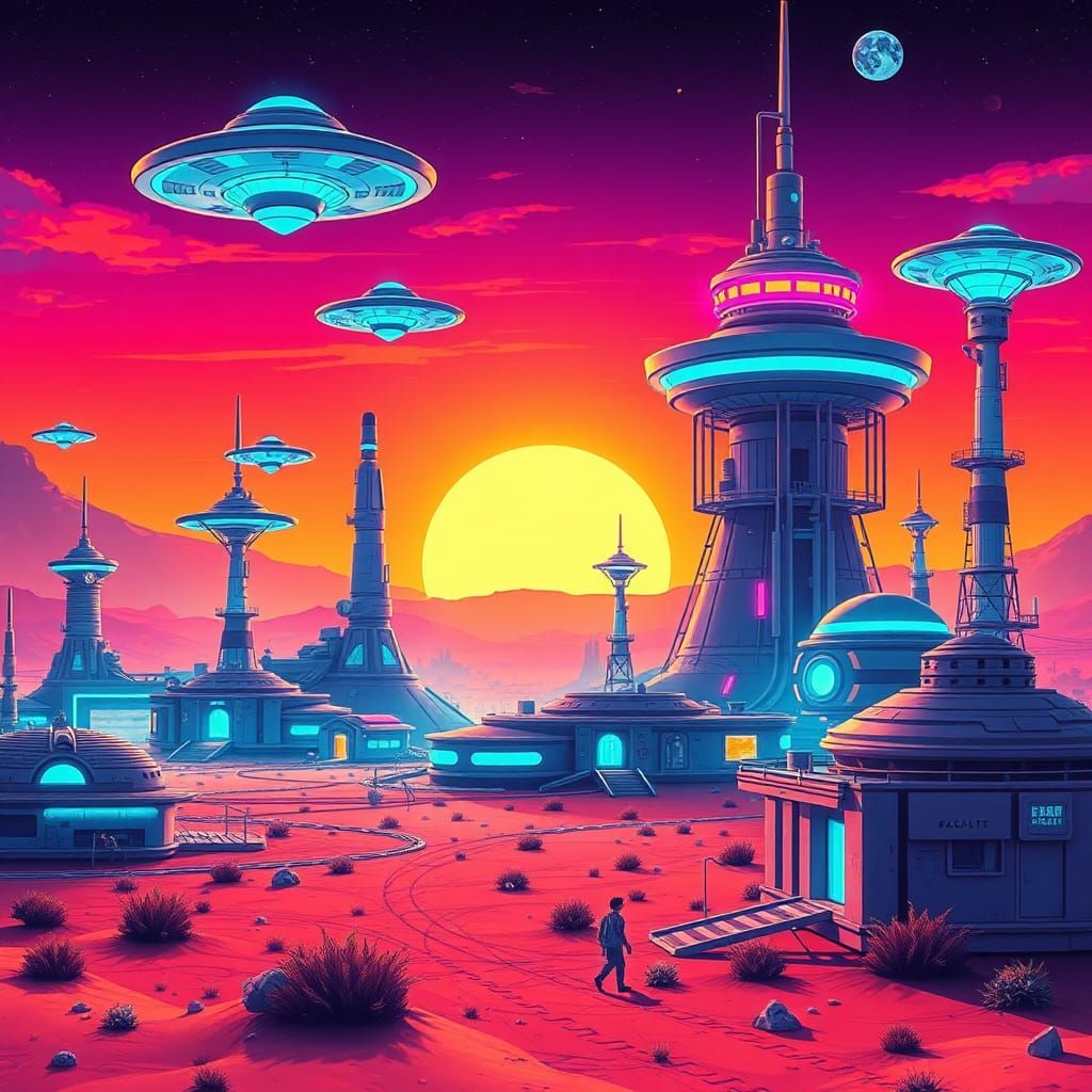 Area 51: Child's Imagination of Extraterrestrial Research