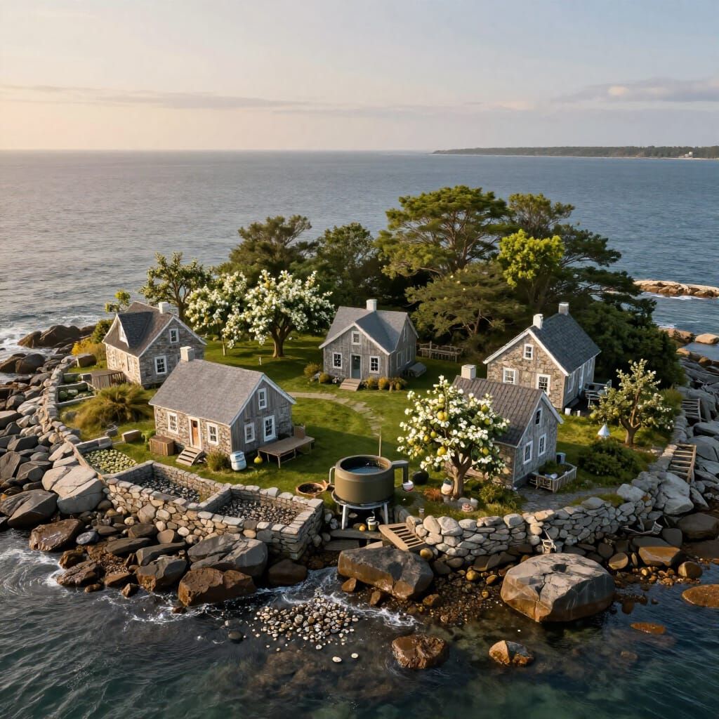 Secluded Island Hamlet: Pre-Collapse Vacation Rentals