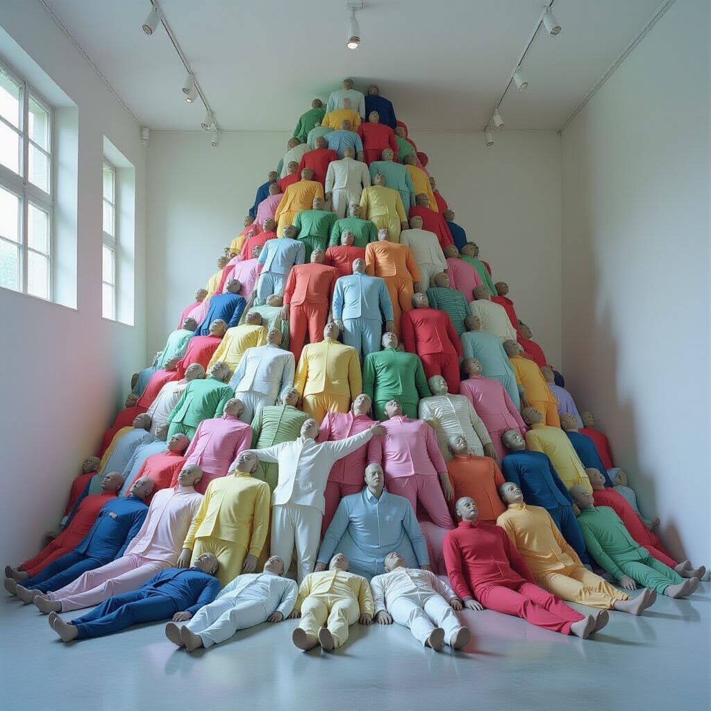 Heroic Editorial Photo of Body Maze in Modern Interior