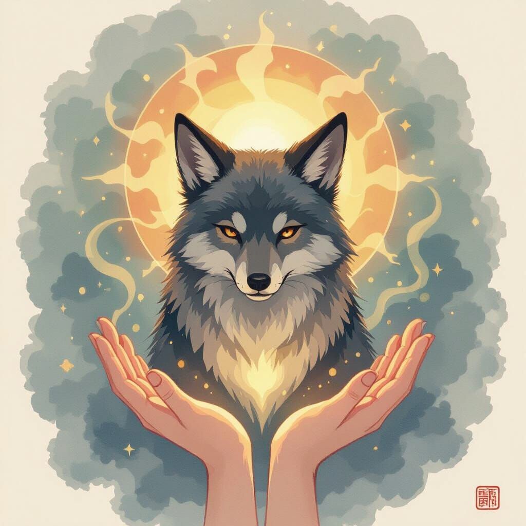 Soothing Reiki Healing for a Serene Animal