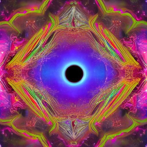 Cosmic Purple Bulgaria: Holographic Astral Illustration