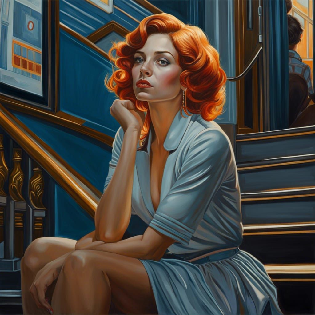 Waiting for him