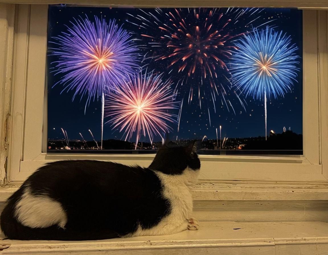 Spectacular Fireworks Display in 8k Resolution