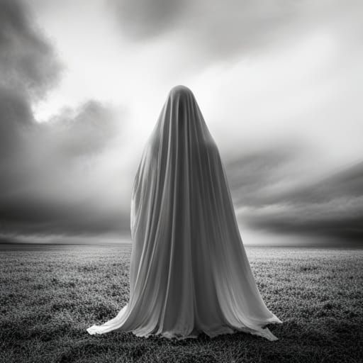 Simple AI Generated Ghost Image