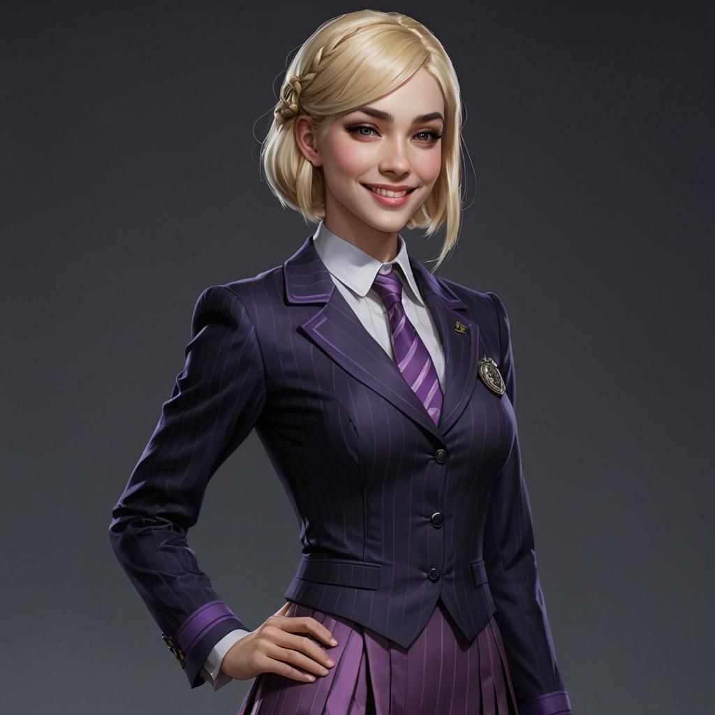 Enid Sinclair Portrait at Nevermore Academy