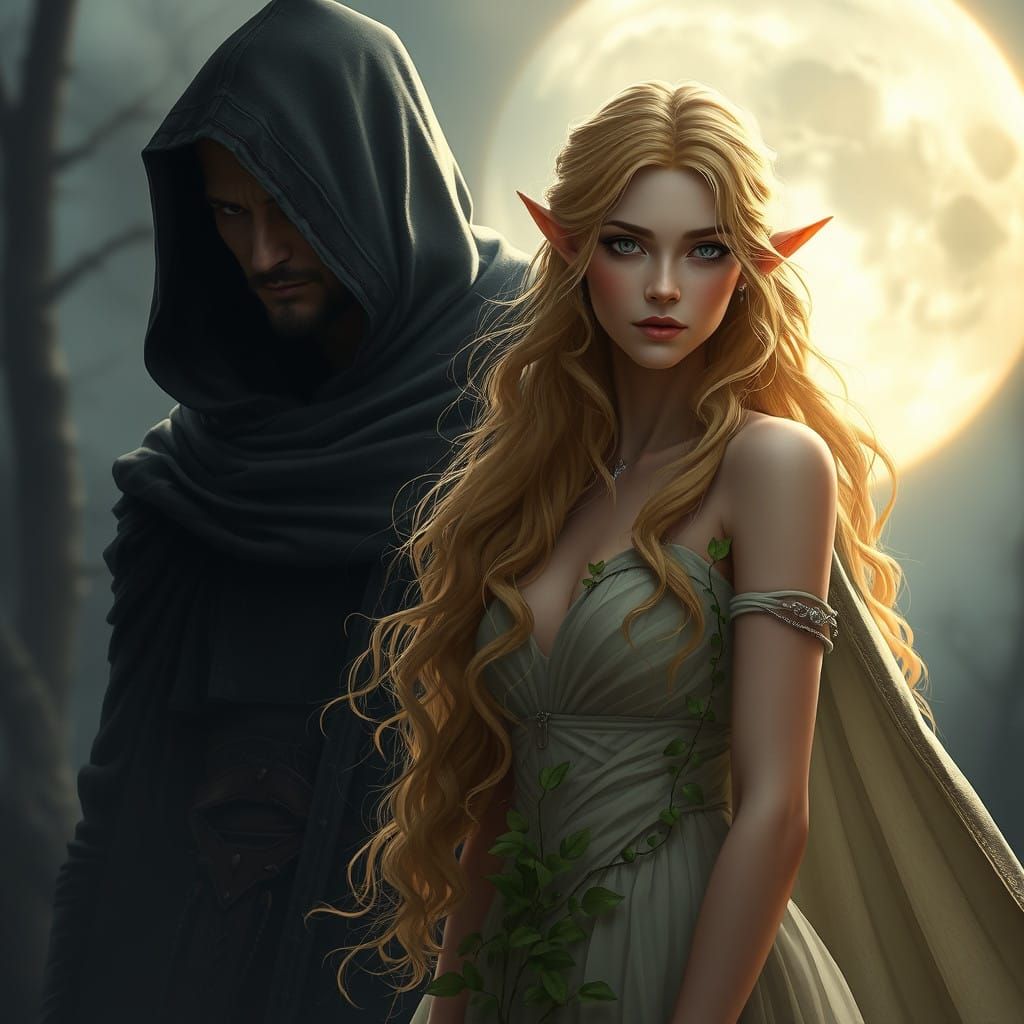 Elegant Elf Princess Falls for Brooding Assassin in Dreamlik...