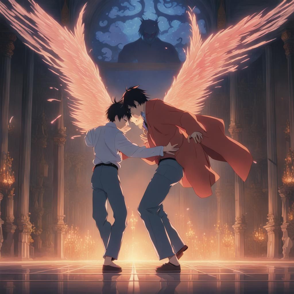 Passionate Tango: Demon and Angel in Anime Style