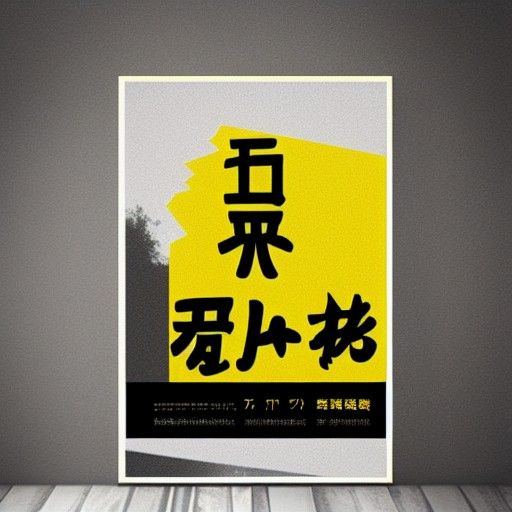 Dynamic Action Film Poster with Japanese Text