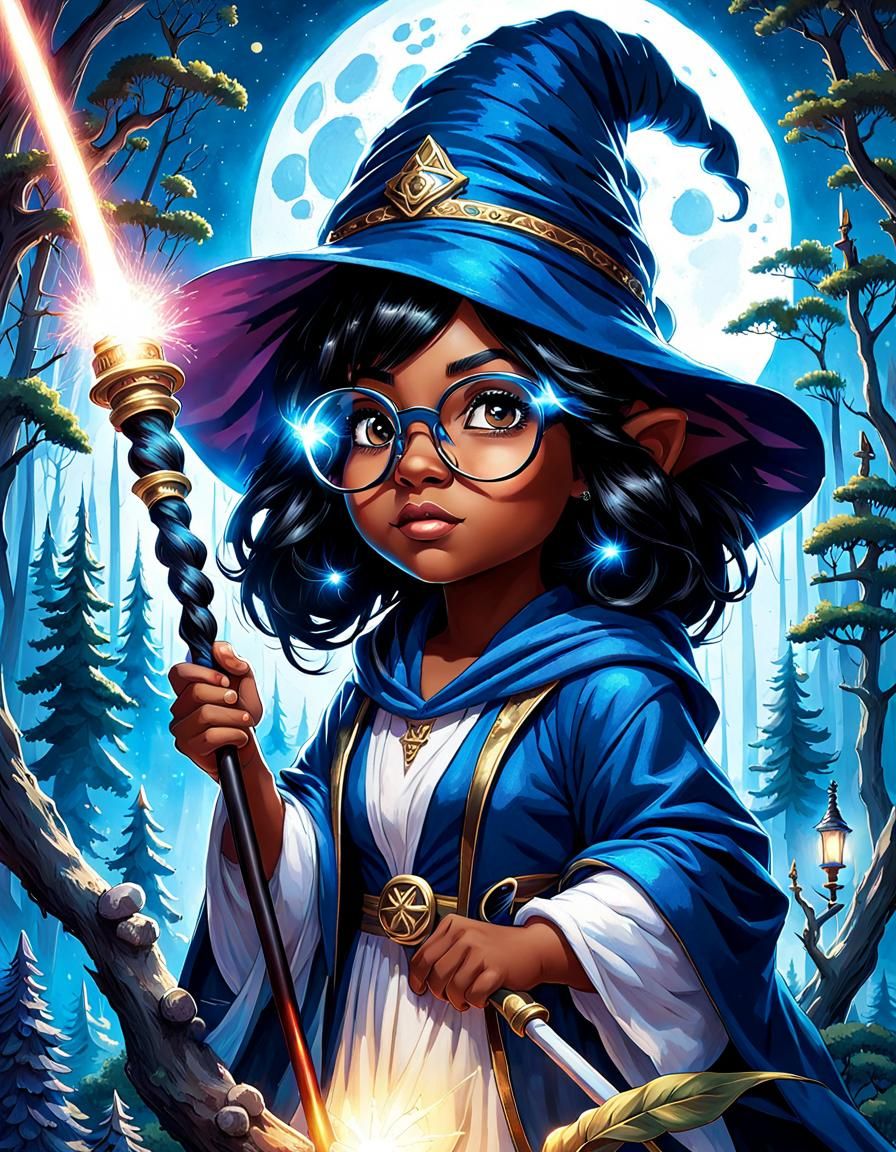 The art for "Minn, Wily Illusionist" portrays a young dark-s...