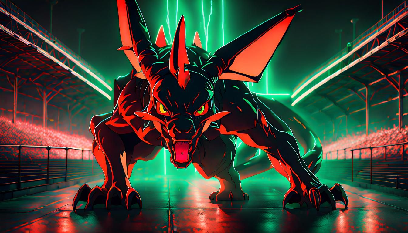 Fusion beetween Demoniac Eevee and Charizard