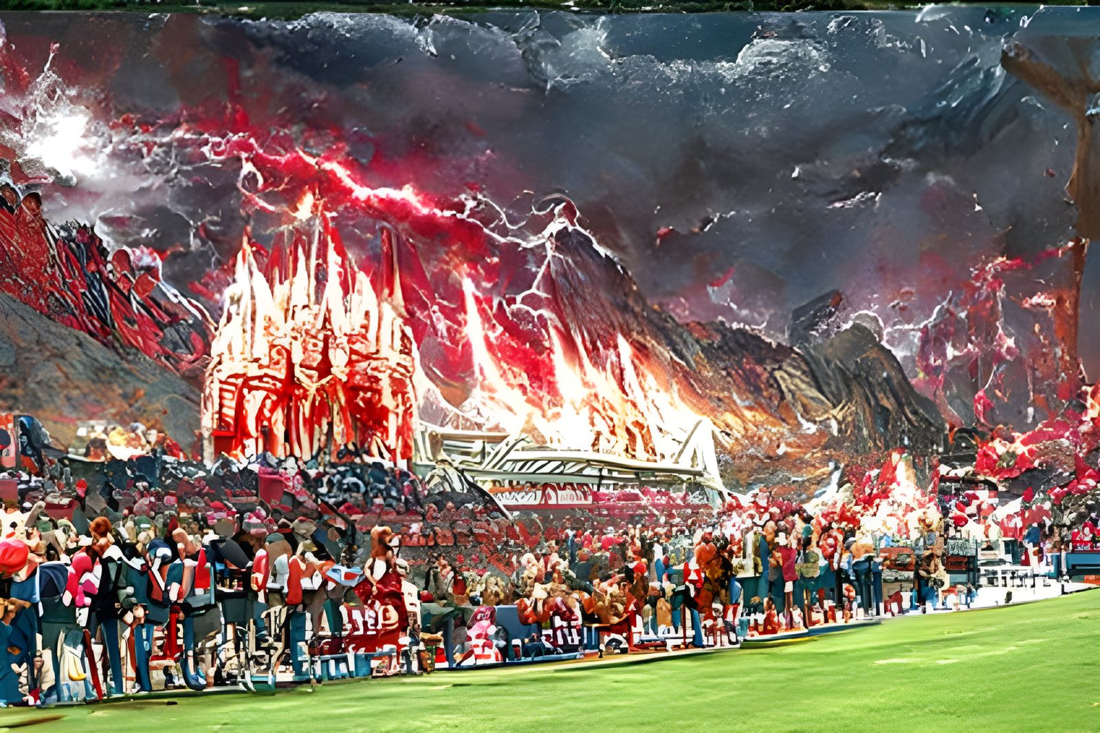 Hellish Firestorm Digital Rendering