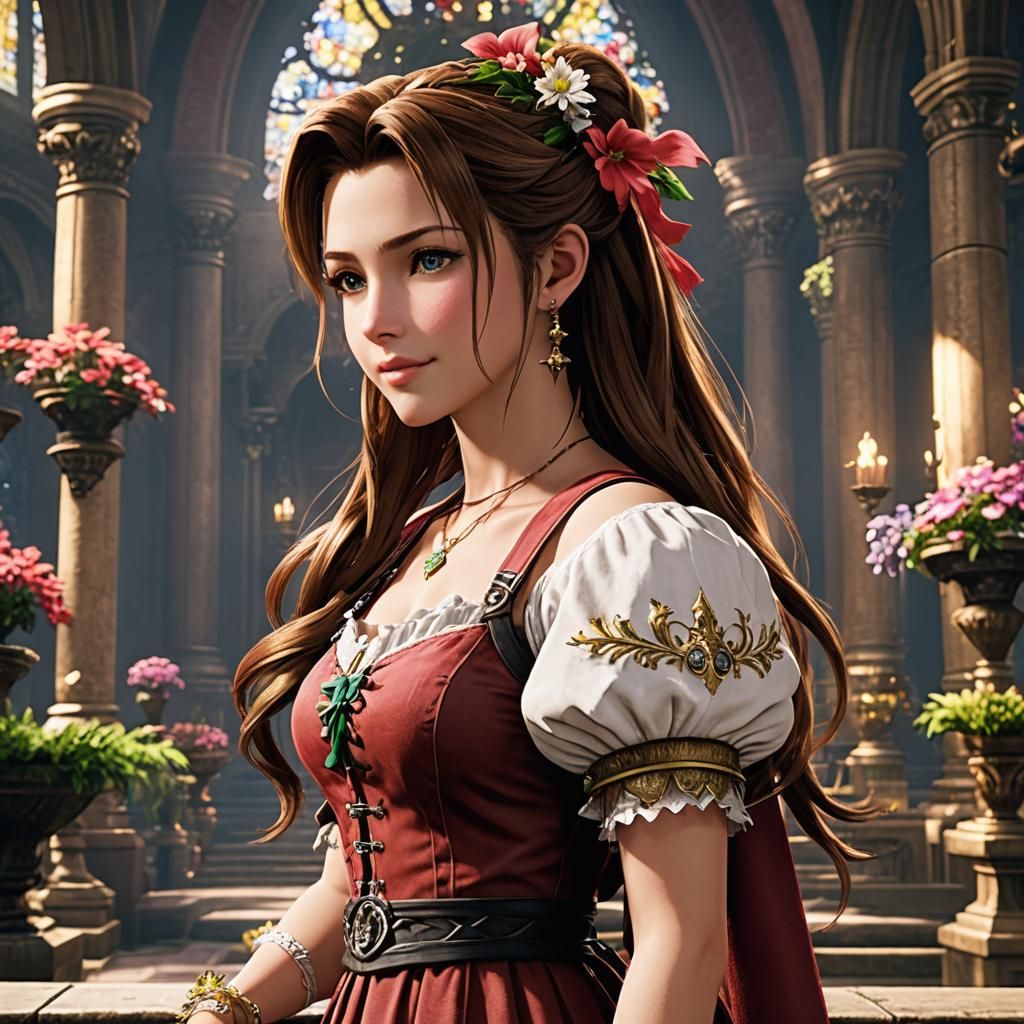 Aerith Gainsborough at the City of Ancients
