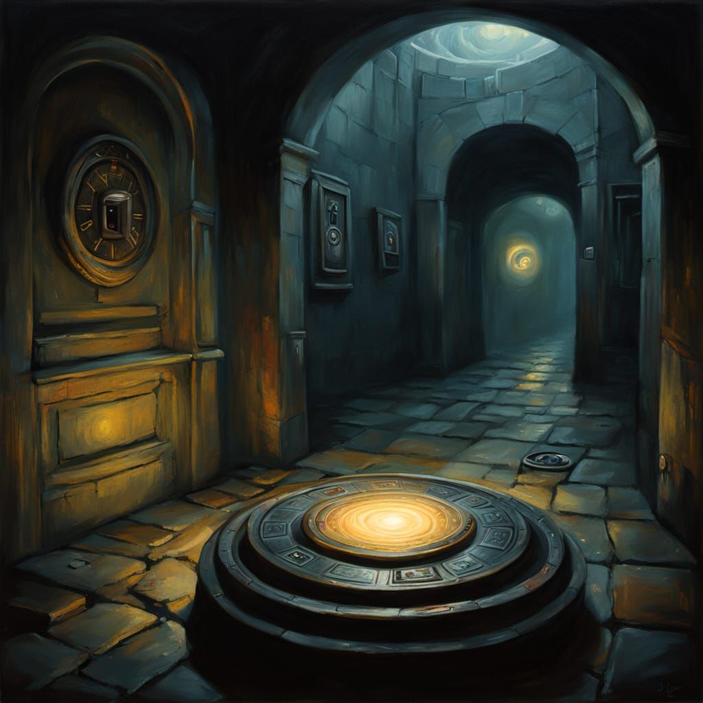 Surreal Portal Unleashes a Haunting Invasion in Dark Oil Pai...