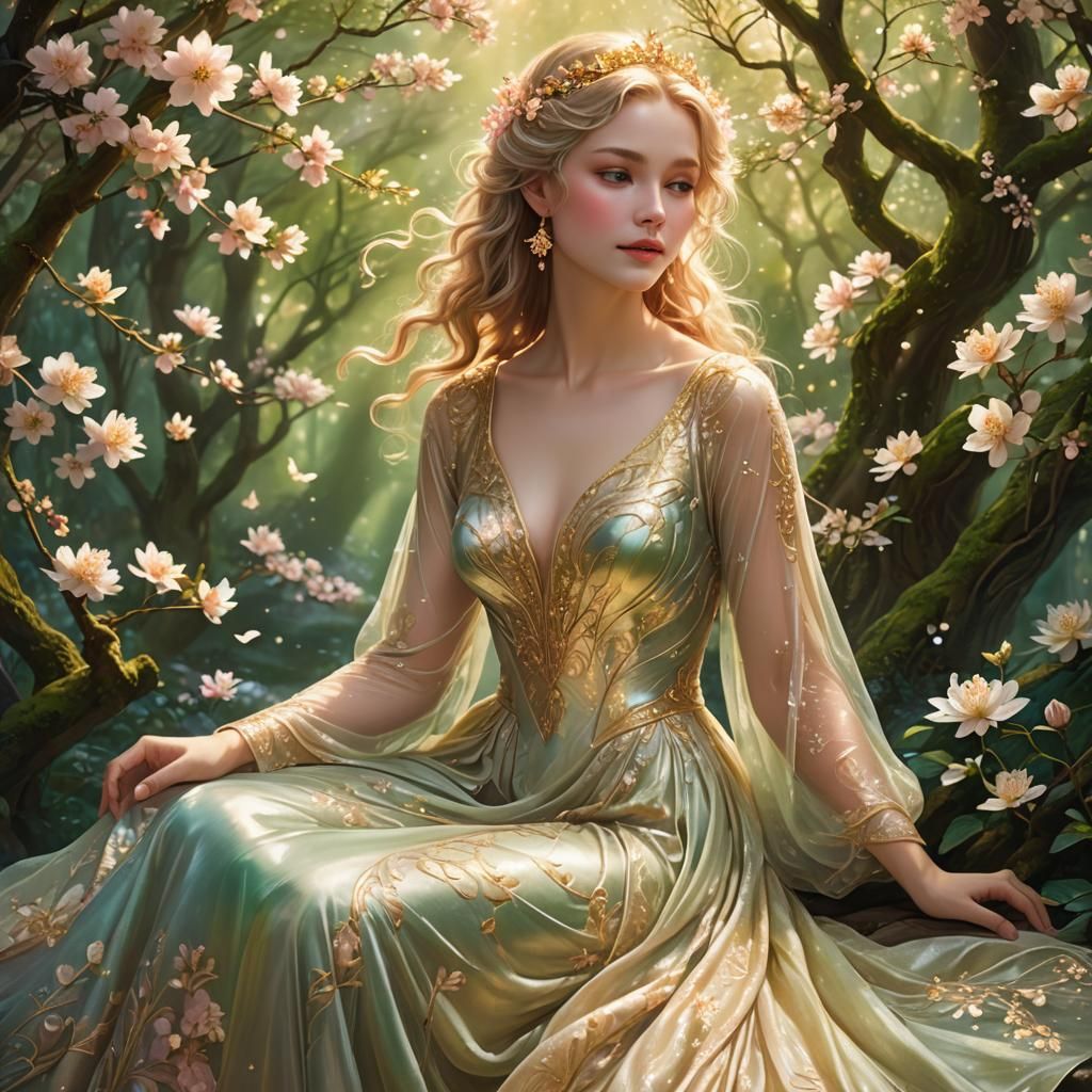 Ethereal fairy goddess