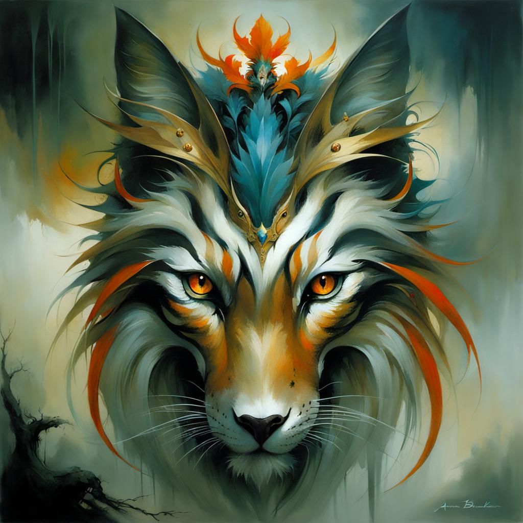 Dreamlike Fantasy Art with Ethereal Figures