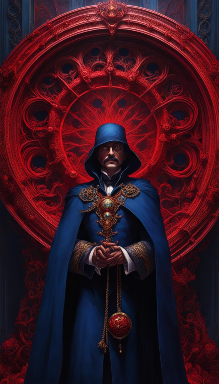 Masque of the Red Death: Ornate Magazine Cover