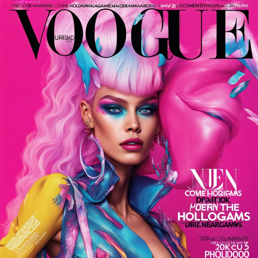 Jem and the Holograms Vogue Cover in 8k