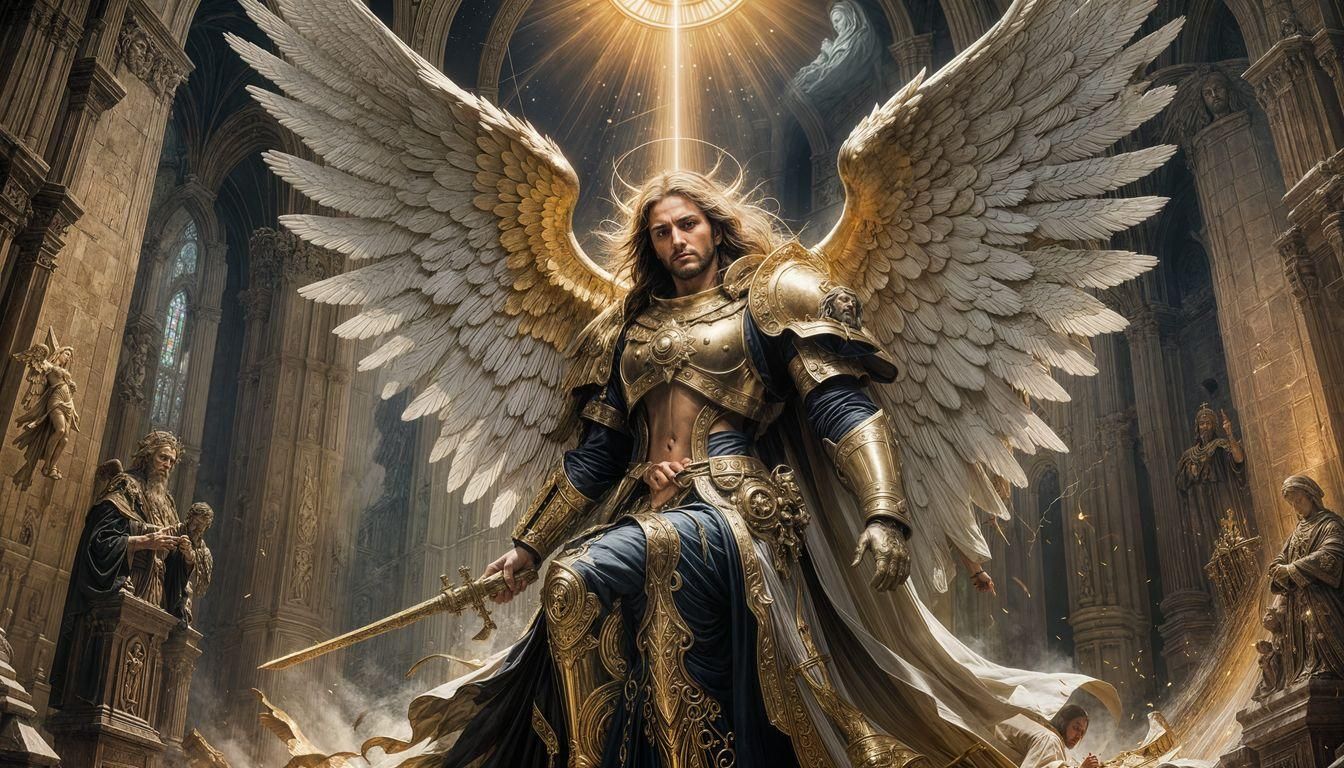 Warhammer 40000 Holy Angel Digital Rendering