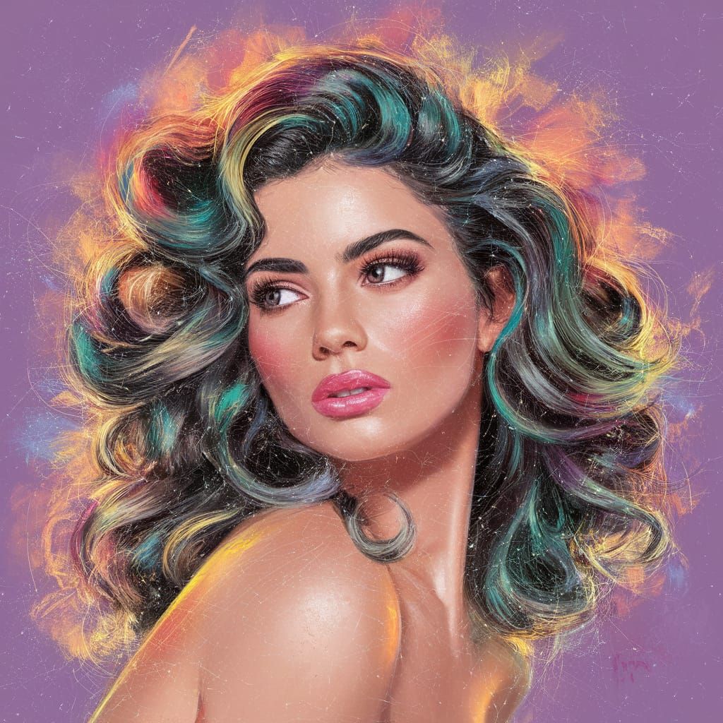 Sultry Woman Radiates Gratitude in Soft Light