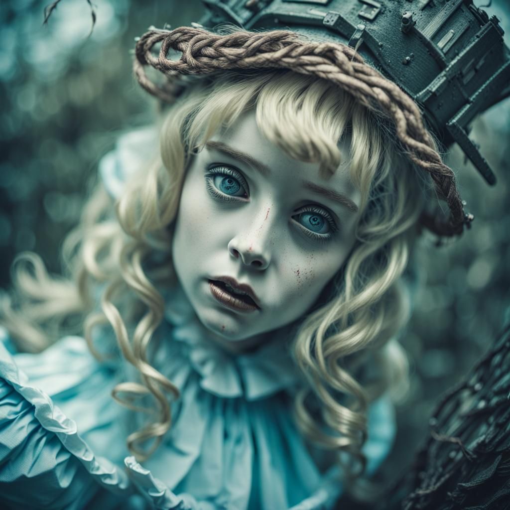 Sci-Fi Alice in Wonderland Close-Up