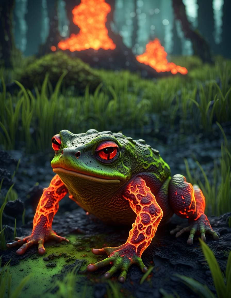 Lava toad