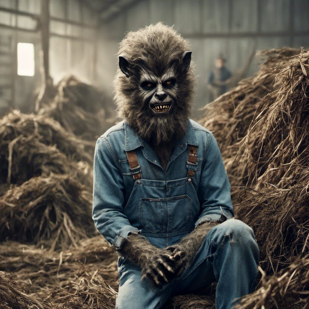 Denim Overalls in High-Fashion Photography