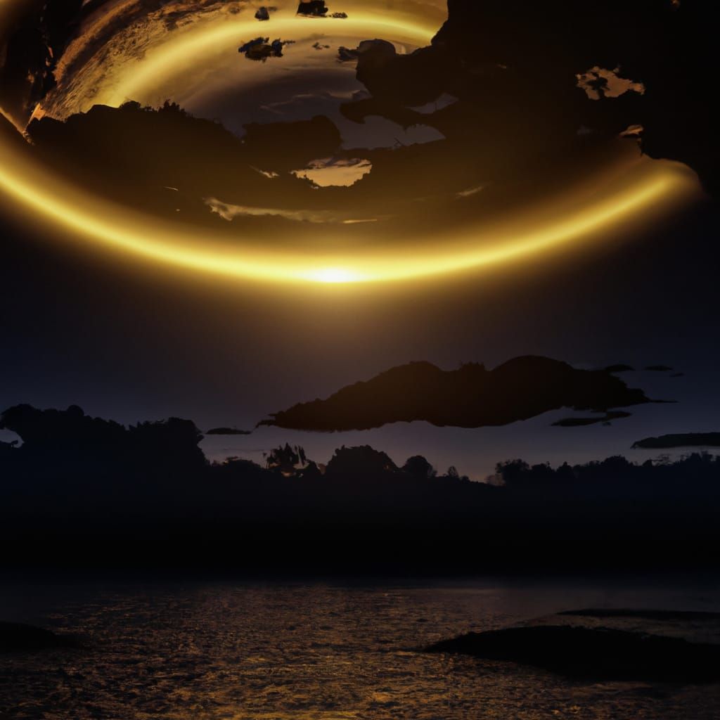 Galactic Dance: An Ethereal Vision of Existence