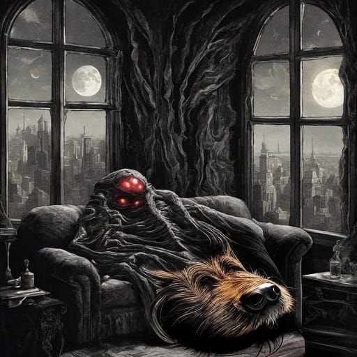 Neverending couch melt Falkor story