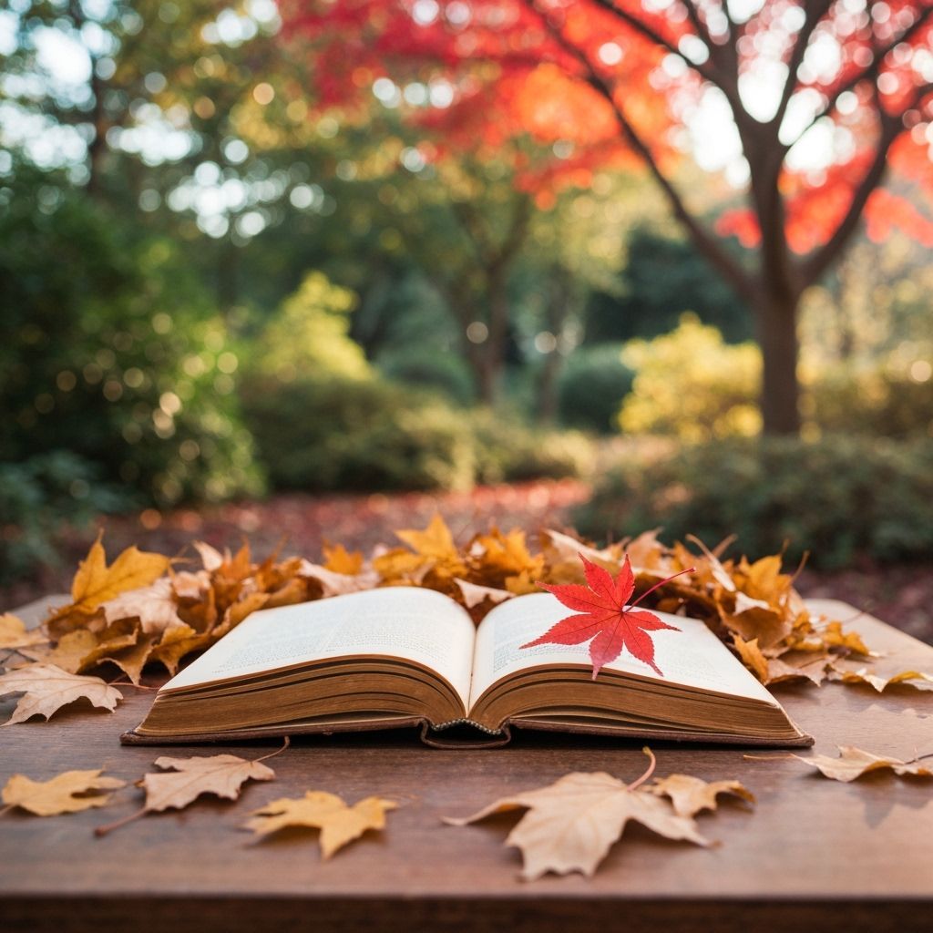 Autumn Garden Book in Pastel Hues