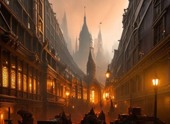 Harry Potter and Hagrid in Leadenhall Market