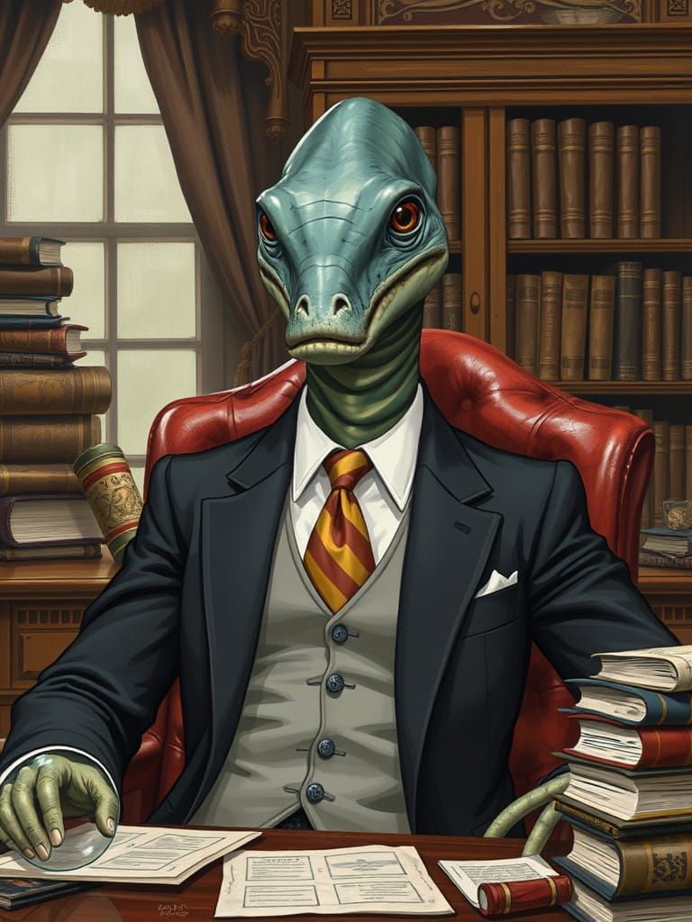 The Charismatic Eel in a Three-Piece Suit