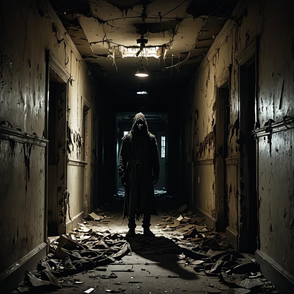 Harbinger of Shadows in Decaying Asylum: Surreal Horror