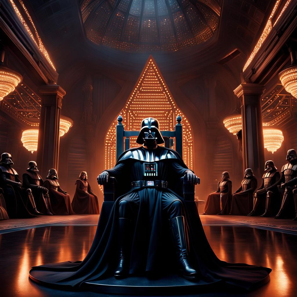 Darth Vader Rules Galaxy: Epic Digital Matte Painting