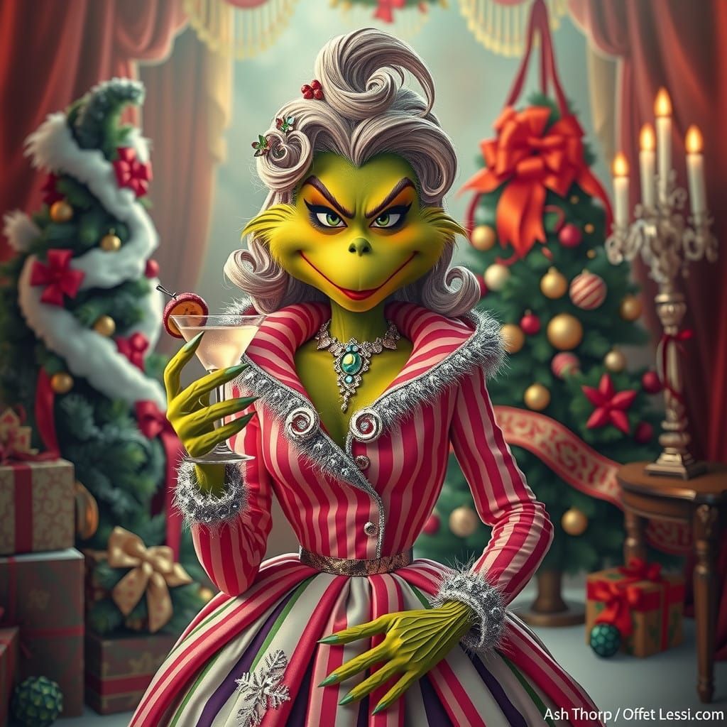 Emerald Goddess of Christmas Chaos