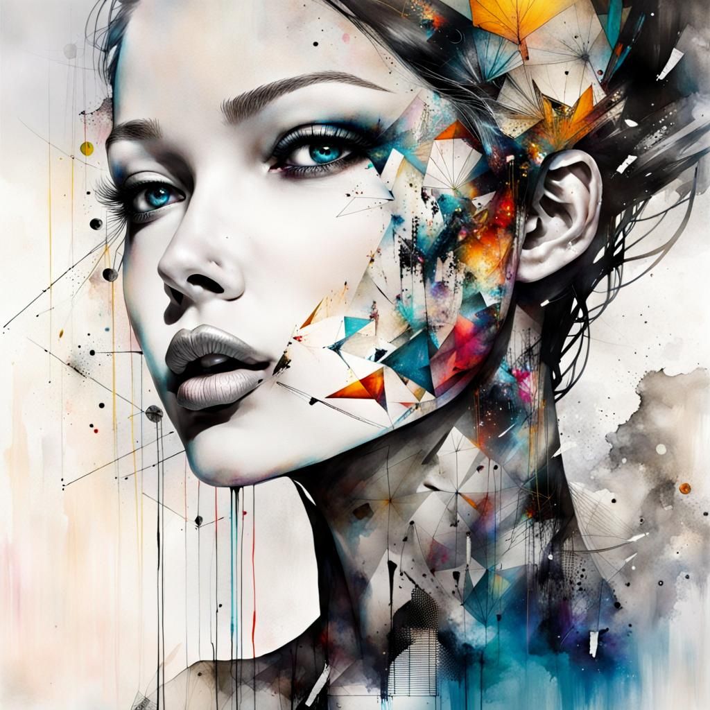 Dynamic Digital Art Character Design