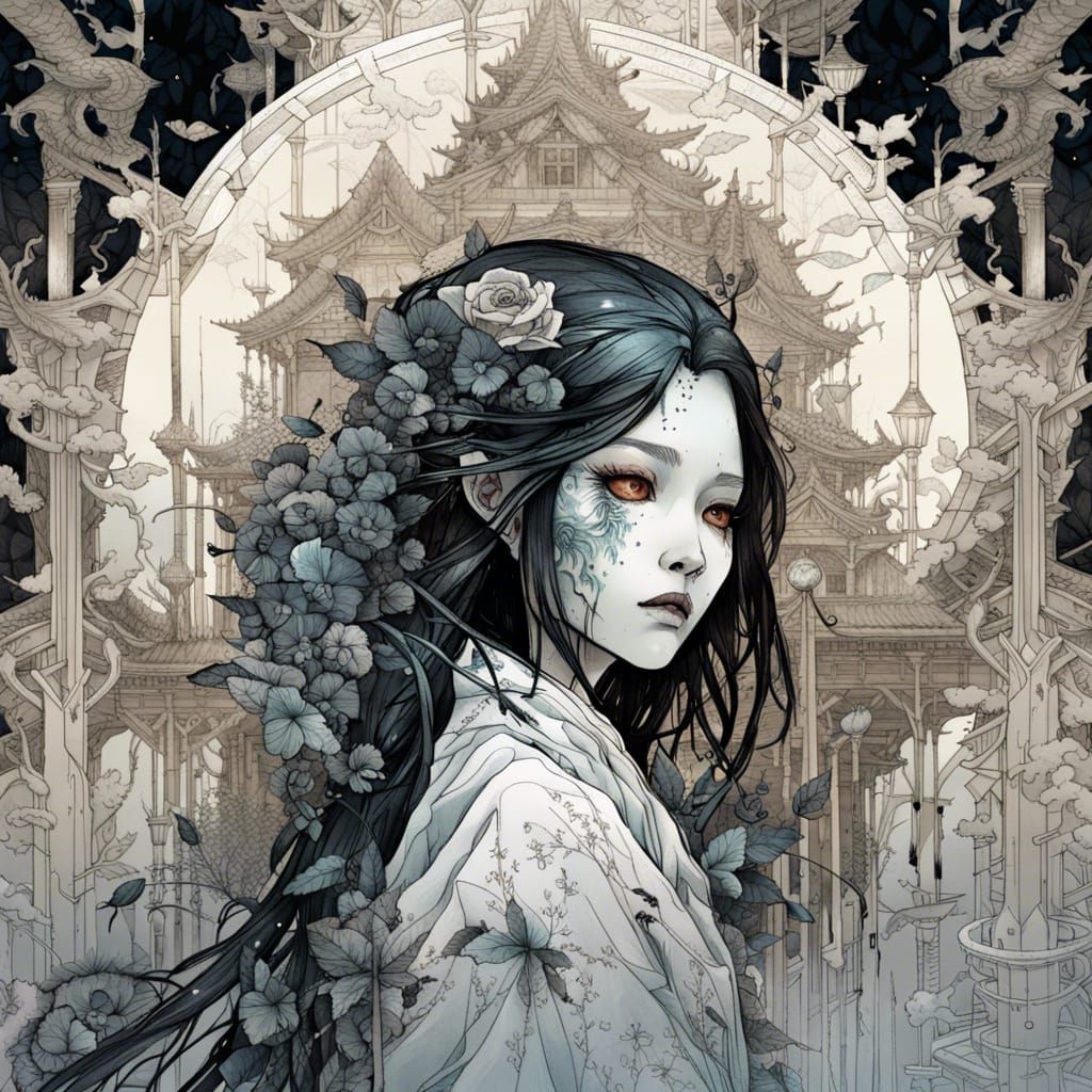 A terrifying yuki-onni