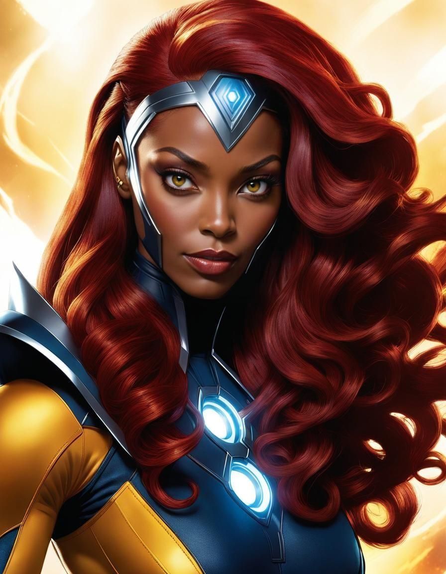 Jean Grey as African American Mutant Superheroine