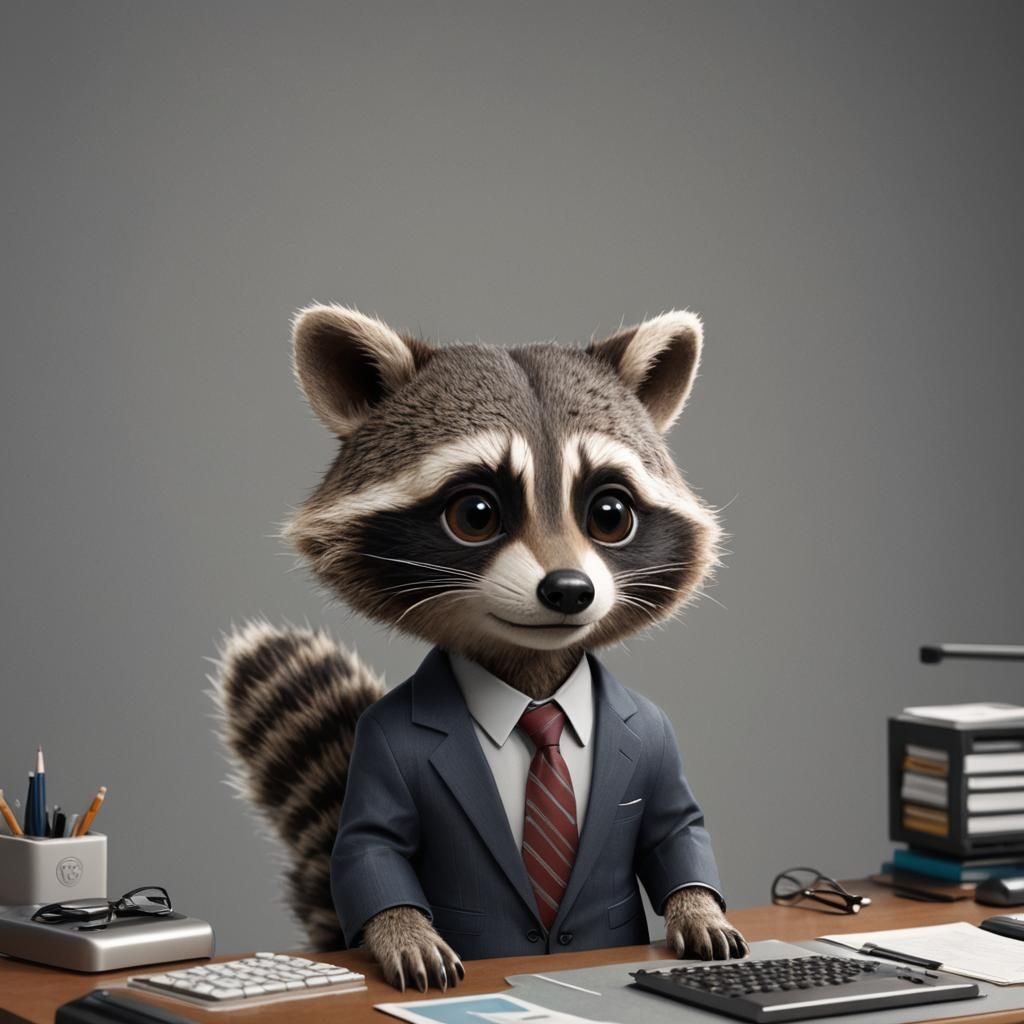 Office racoon