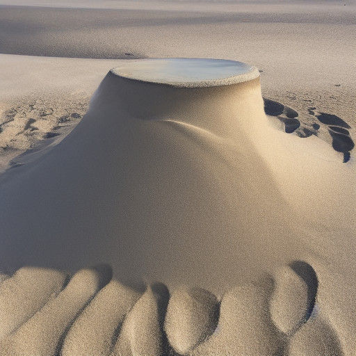 Sublime Sand Rituals in Photorealistic Dreamscape