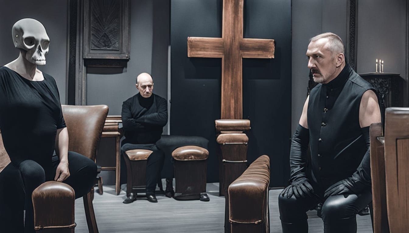 Desolate Ruins in 1900s Primitivism Style